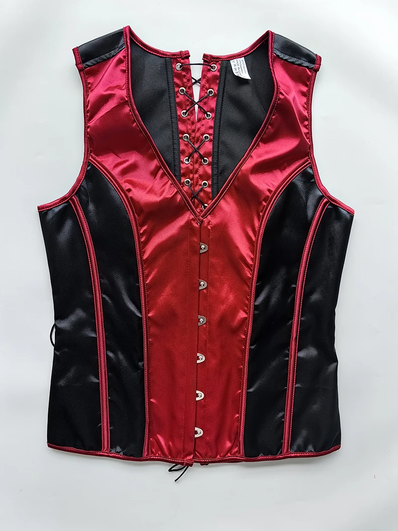 Men's Tight Abdomen Corset Slimming Waist Bones Shaping Vest Stomach Belly Control Vintage Waistcoat Elegant Medieval Corset