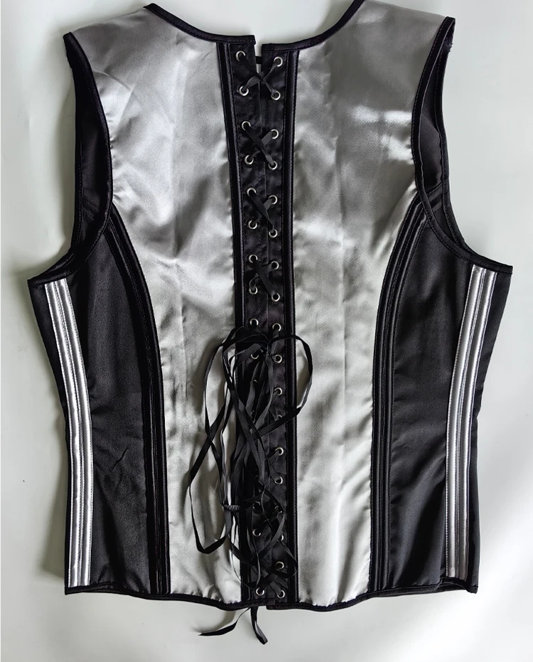 Men's Tight Abdomen Corset Slimming Waist Bones Shaping Vest Stomach Belly Control Vintage Waistcoat Elegant Medieval Corset
