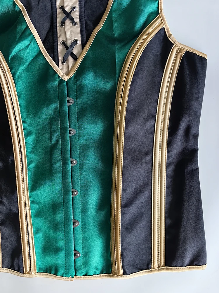 Men's Tight Abdomen Corset Slimming Waist Bones Shaping Vest Stomach Belly Control Vintage Waistcoat Elegant Medieval Corset