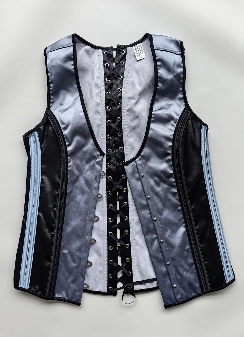 Men's Tight Abdomen Corset Slimming Waist Bones Shaping Vest Stomach Belly Control Vintage Waistcoat Elegant Medieval Corset