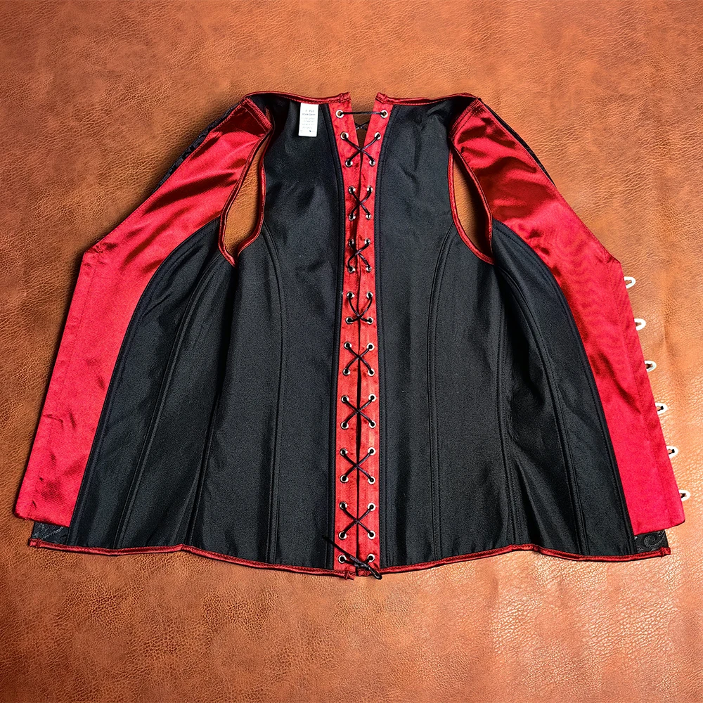 Men's Tight Abdomen Corset Slimming Waist Bones Shaping Vest Stomach Belly Control Vintage Waistcoat Elegant Medieval Corset