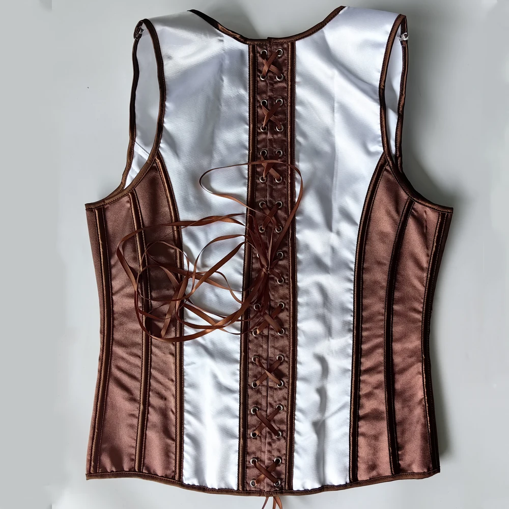Men's Tight Abdomen Corset Slimming Waist Bones Shaping Vest Stomach Belly Control Vintage Waistcoat Elegant Medieval Corset