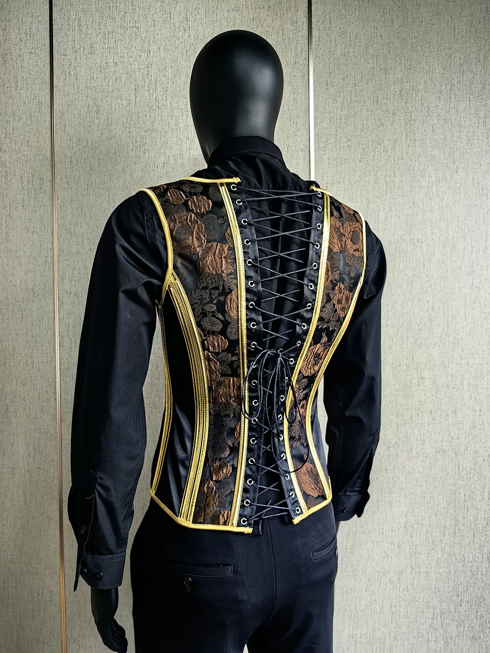 Men's Tight Abdomen Corset Slimming Waist Bones Shaping Vest Stomach Belly Control Vintage Waistcoat Elegant Medieval Corset