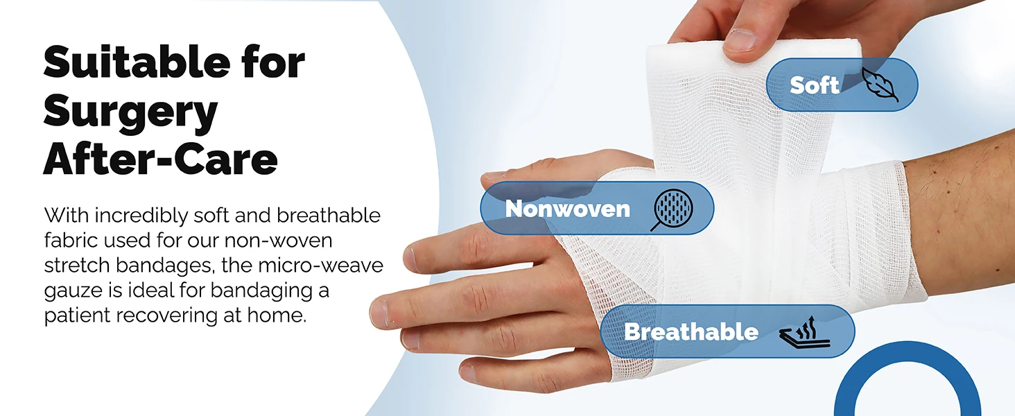 1/5/10 Rolls Absorbent Gauze Cotton Bandage Roll Wound Hemostasis Wrapping Dressing Fixation First Aid Bandage Roll