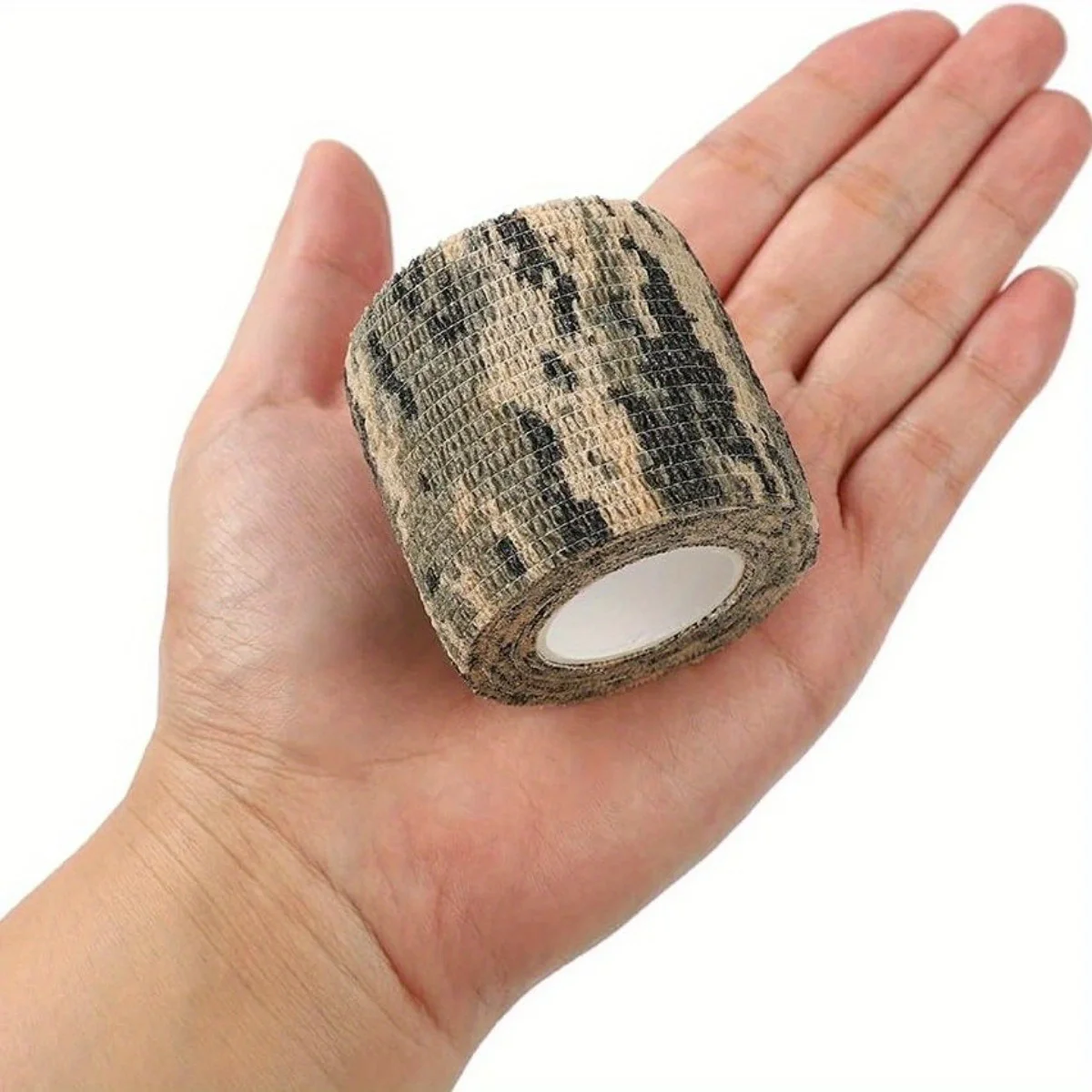 6 Roll Camouflage Kinesiologia Bandage Outdoor Hunting Camouflage Stealth Tape Elbow Pads Knee Brace Support Elastic Bandage Gym