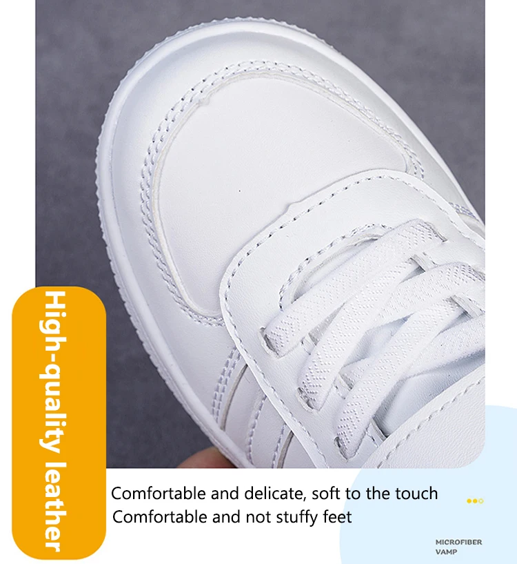 Boy Kids Sneakers White Shoes for Girls Sport Tenis Casual Children School Walking Running Shoes Non Slip Size 28-39