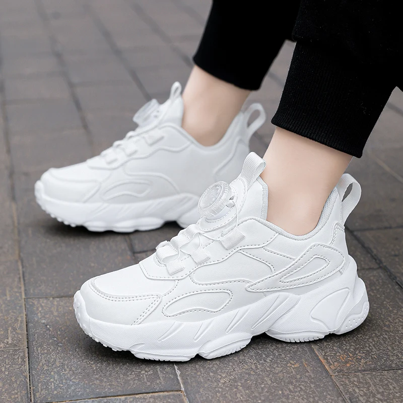 White Girls Sneaker Children Shoes New Spring Summer Platform Casual Sneaker Running Sports Tennis Kids Shoes for Girl