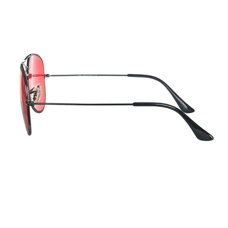 Blue Light Protection Eyewear Women Red Lens Glasses Men Better Sleep Night Improve Improve Sleep Insomnia Metal Frame 3 Size