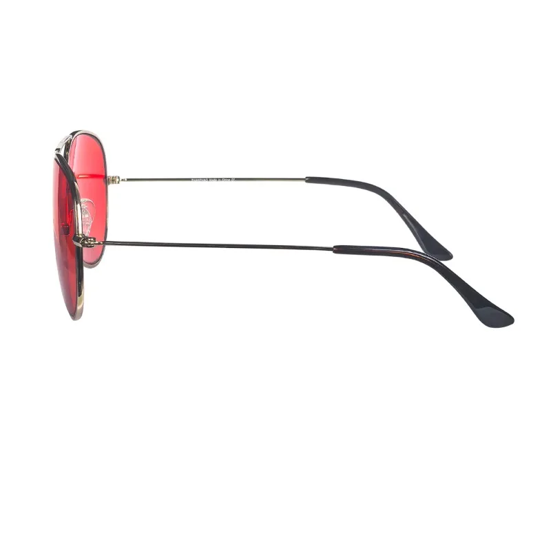 Blue Light Protection Eyewear Women Red Lens Glasses Men Better Sleep Night Improve Improve Sleep Insomnia Metal Frame 3 Size