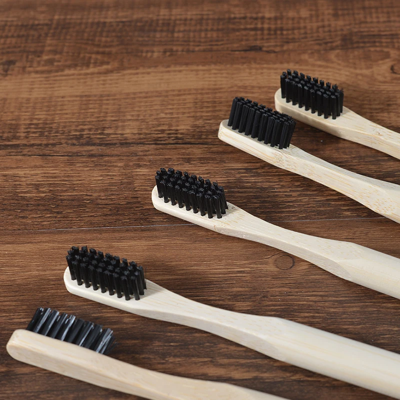Bamboo Toothbrush 5Pack Adult Medium Bristles Eco Friendly Cepillo Dientes Bambu Oral Care Toothbrush Clareador De Dente Brushes