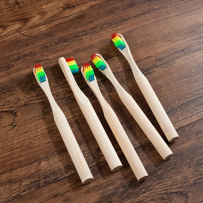 Bamboo Toothbrush 5Pack Adult Medium Bristles Eco Friendly Cepillo Dientes Bambu Oral Care Toothbrush Clareador De Dente Brushes