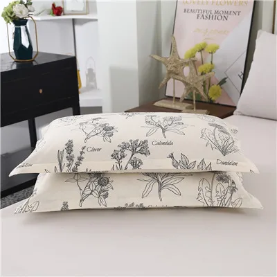 1 Piece Of Pure Natural High-Density Cotton Reactive Printing Fabric High-Quality Duvet Cover With Zipper Customizable Size