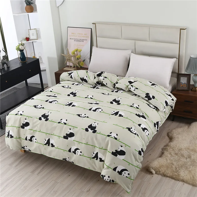 1 Piece Of Pure Natural High-Density Cotton Reactive Printing Fabric High-Quality Duvet Cover With Zipper Customizable Size