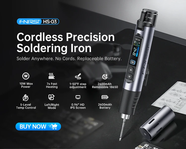 FNIRSI SAG-55 Micro Hot Air Gun 550W With Stand BGA Rework LCD Digital Hair Dryer Soldering Heat Gun For Welding Repair Tools