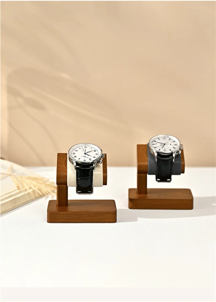 Oirlv Wooden Jewelry Organizer Bracelet Watch Display Stand Jewelry Storage Holder Watch Rack Watch Display Props For Showcase