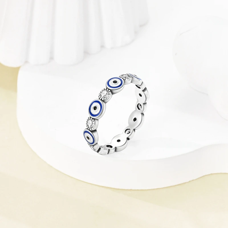 925 Sterling Silver Infinite Love Ring Original Luxury Design Zircon Finger Rings For Women High Quality Wedding Jewelry Gift