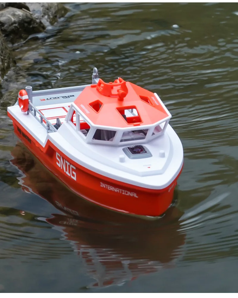 TX694 Rc Boat 2.4G 1/32 Powerful Brushless Motor Long Range Wireless Electric Remote Control Rescue Boat Model Toys Adults
