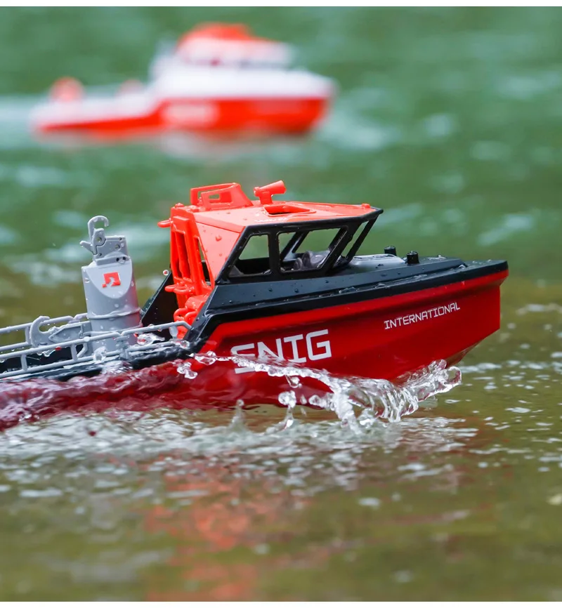TX694 Rc Boat 2.4G 1/32 Powerful Brushless Motor Long Range Wireless Electric Remote Control Rescue Boat Model Toys Adults