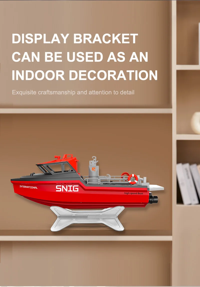 TX694 Rc Boat 2.4G 1/32 Powerful Brushless Motor Long Range Wireless Electric Remote Control Rescue Boat Model Toys Adults