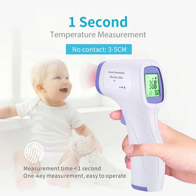 Medical Household Infrared Fever Thermometer Digital Baby Adult Non-contact Laser Body Temperature Ear Thermometer/Oximeter