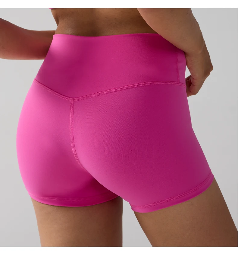 Women's Sports Yoga Shorts with High Waist, Hip Lift, Fitness, Running, Cycling, 3-point Shorts, Quick Drying Women's Yoga Short