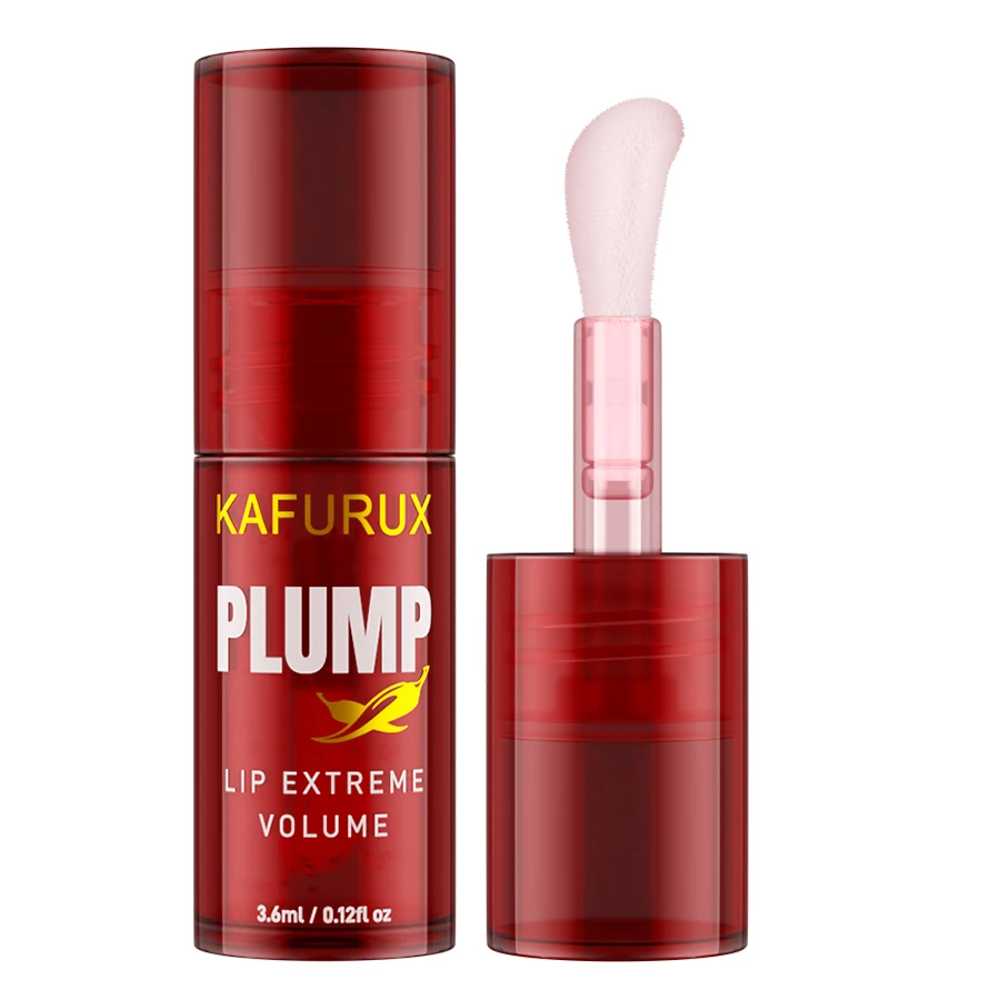 1PC Chili Pepper Lip Plumper Oil Long Lasting Moisturizing Lip Gloss Serum Instant Volumising Essence Oil Lip Makeup for Women