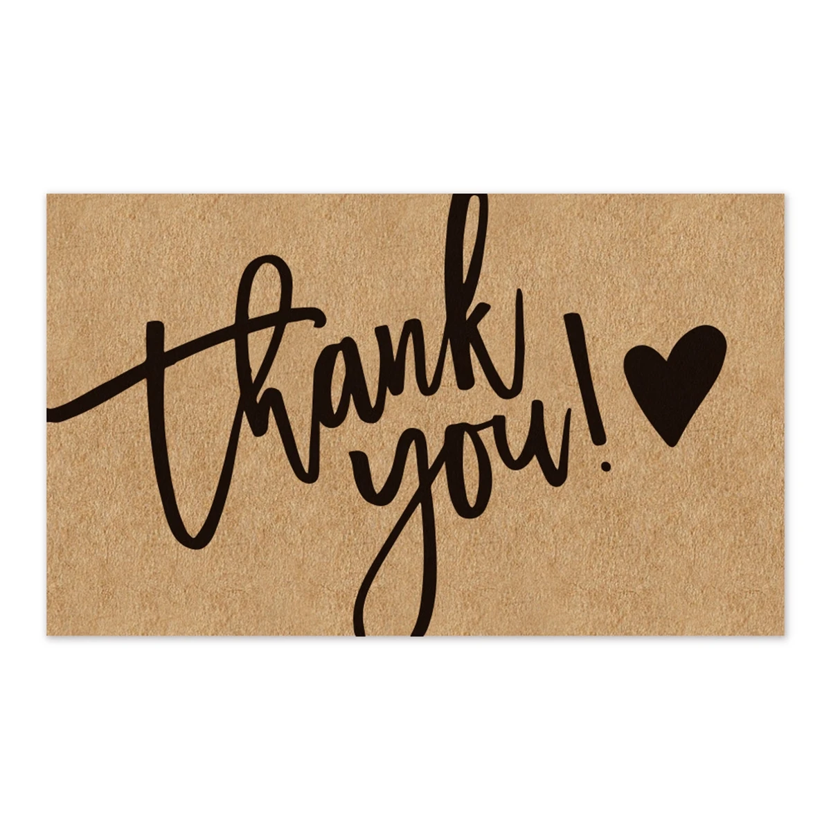 50pcs Natural Kraft Paper Thank You Cards for Small Business Appreciation Enterprise Thank You For Your Order Card Greeting Card