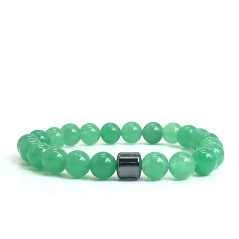 8mm Charm Healing Natural Stone Bracelets Men Women Turquoise Malachite Agate Lapis Jasper Quartz Tiger Eye Lovers Gift Jewelry