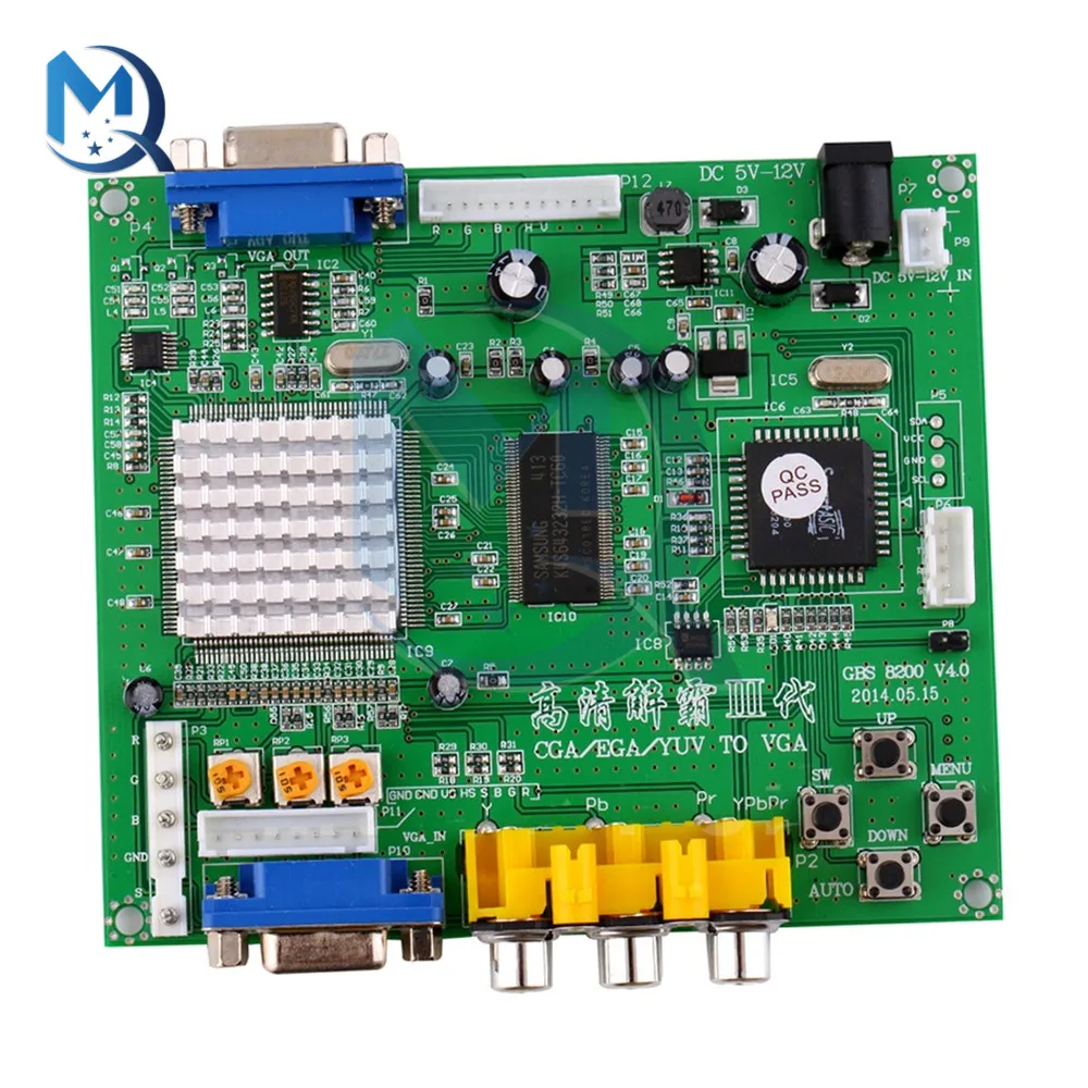 Arcade Game HD Jieba RGB/CGA/EGA/YUV To Dual VGA HD Video Converter Adapter Board GBS8220