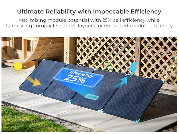 Renogy Solar Panels, 300W Portable Lightweight Solar Suitcase, N-Type 25% High Efficiency Foldable Solar Panel