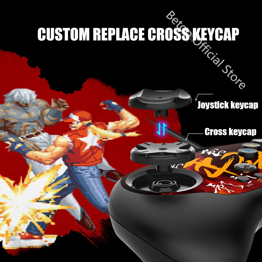 Original BEITONG BTP-C3 USB Wired Gamepad Betop CIYING Game Controller Arcade Fighting Joystick For Android TV PC Computer PS3