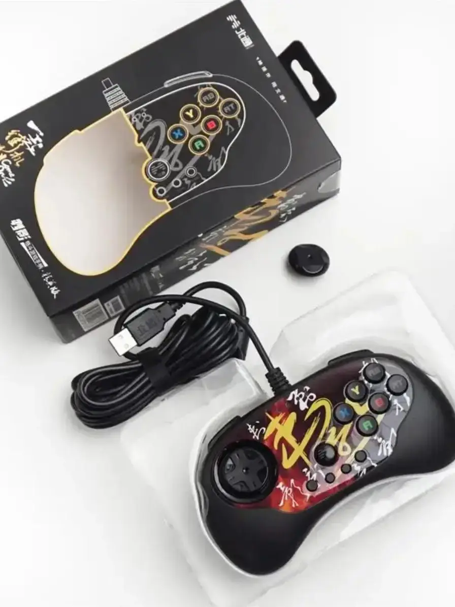 Original BEITONG BTP-C3 USB Wired Gamepad Betop CIYING Game Controller Arcade Fighting Joystick For Android TV PC Computer PS3
