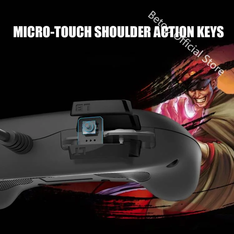 Original BEITONG BTP-C3 USB Wired Gamepad Betop CIYING Game Controller Arcade Fighting Joystick For Android TV PC Computer PS3