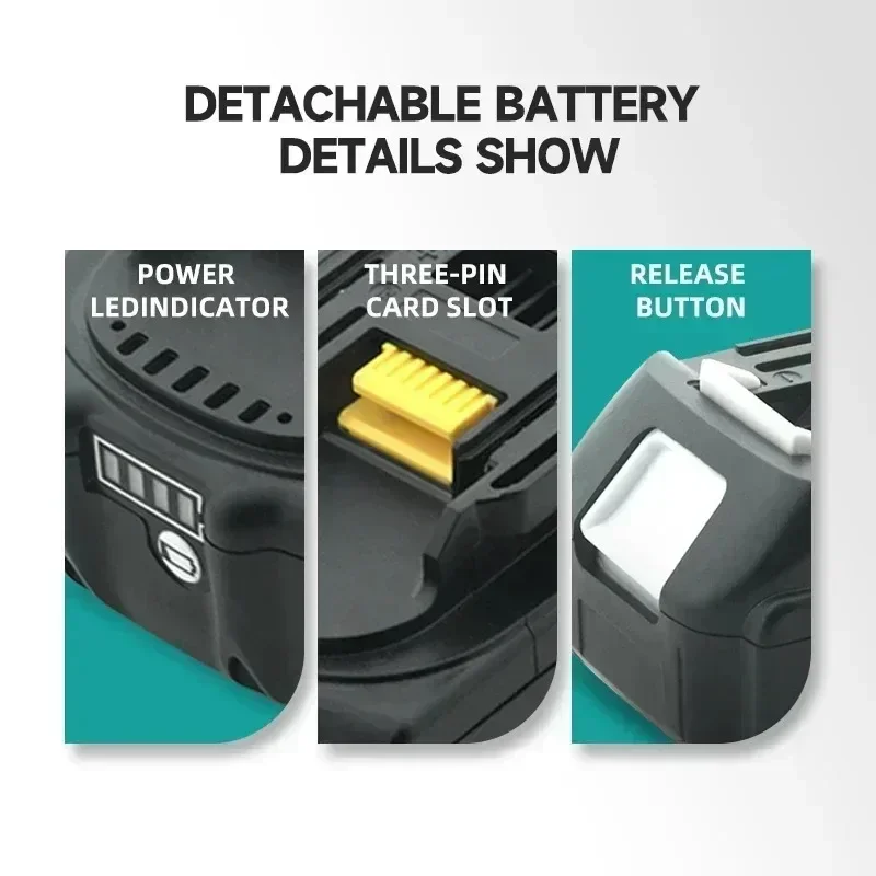 100% Makita 6.0 Ah Battery 18V LXT Lithium Ion BL1860 with LED Indicator Battery 18V Electric Tool Battery Original