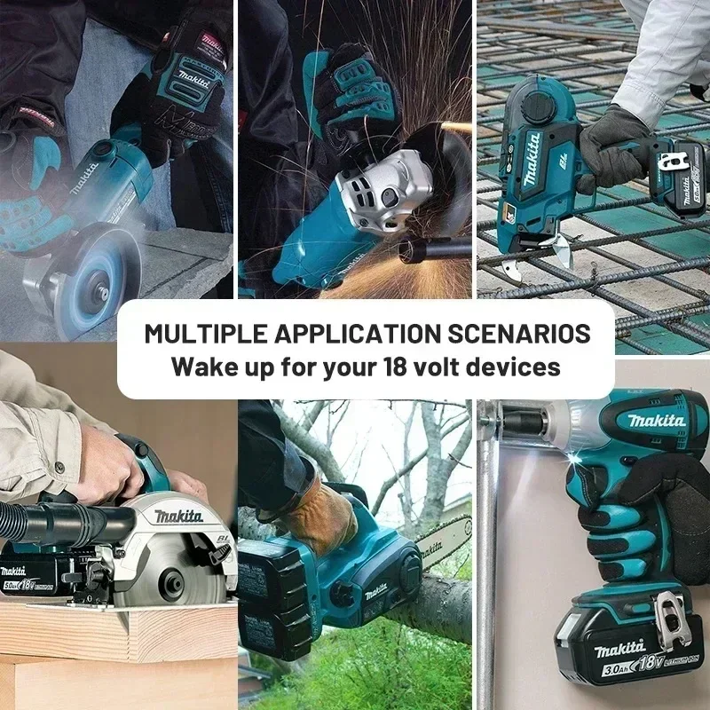 100% Makita 6.0 Ah Battery 18V LXT Lithium Ion BL1860 with LED Indicator Battery 18V Electric Tool Battery Original
