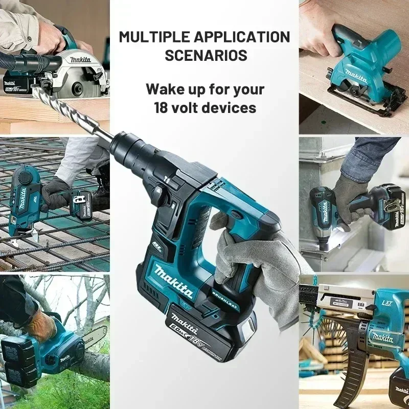 100% Makita 6.0 Ah Battery 18V LXT Lithium Ion BL1860 with LED Indicator Battery 18V Electric Tool Battery Original