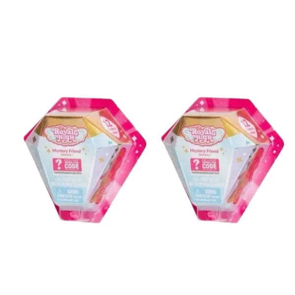 Royale High Mystery Friends Series 1 Blind Box with Game Code & Confirmation Piece Cute Action Figure Surprise Bag Gift for Girl