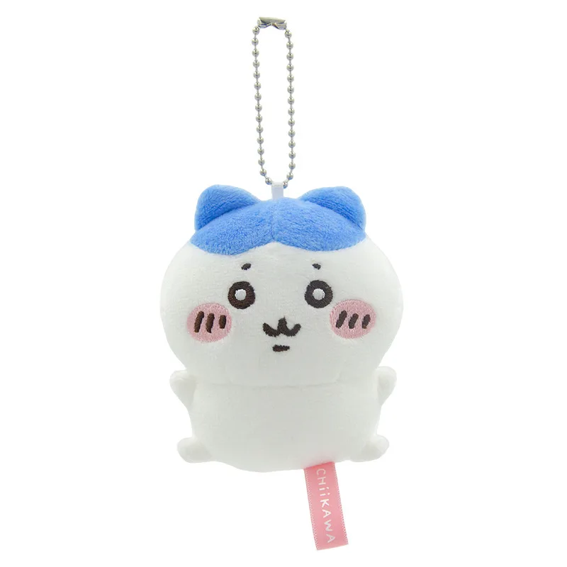 Original Chiikawa Anime Plush Doll Kawaii Usachi Keychain Hachiware Keyring Stuffed Pendent Backpack Ornament Toy Birthday Gift