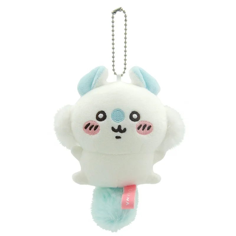 Original Chiikawa Anime Plush Doll Kawaii Usachi Keychain Hachiware Keyring Stuffed Pendent Backpack Ornament Toy Birthday Gift
