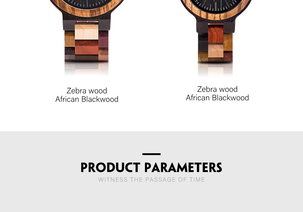 BOBO BIRD Wood Watch Men Women Quartz Week Date Couple Timepiece Colorful Wooden Band Logo Customize Gift Box Wholesale Dropship