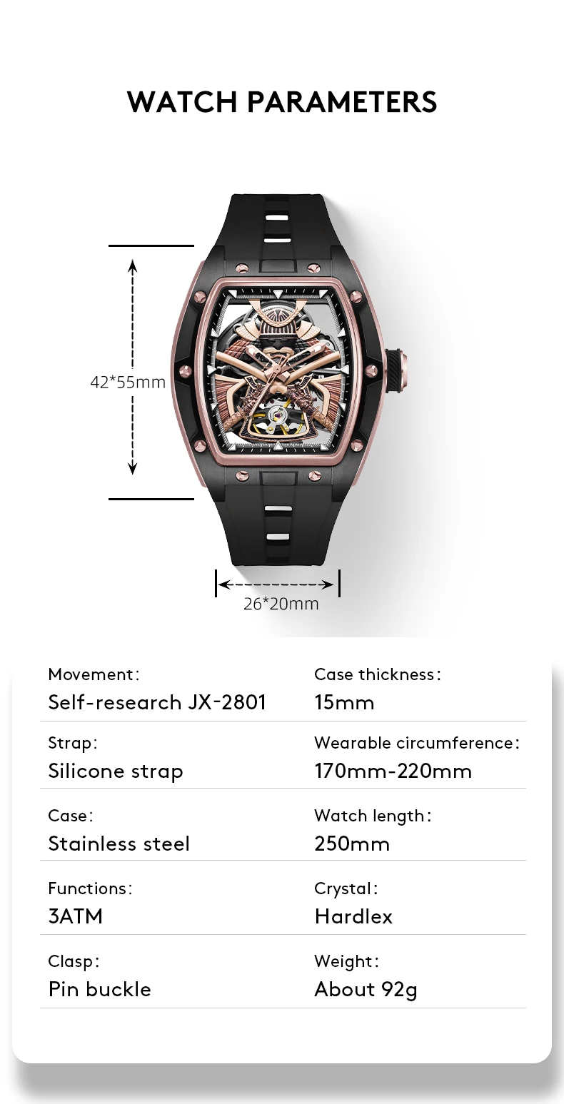 Samurai Watch 2026 Bright Future Automatic Watch