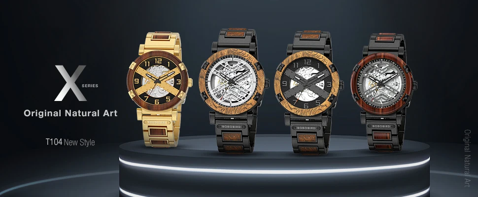 Mechanical Watch Men BOBO BIRD Wooden Automatic Wristwatch Man Fashion Business Auto Date Clock Waterproof Механические часы