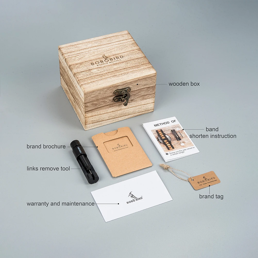 BOBO BIRD Women Wooden Watch Fashion Luxury Japanese Quartz Movement Wristwatches Anniversary Gift Box Personalized Dropshipping