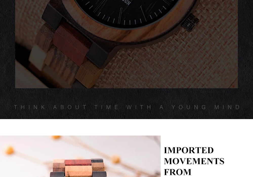 BOBO BIRD Wooden Men Watch Fashion Business Week And Date Display Quartz Timepiece Customize Logo Great Gift Relogio Masculino