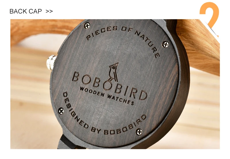 BOBO BIRD Wooden Men Watch Fashion Business Week And Date Display Quartz Timepiece Customize Logo Great Gift Relogio Masculino