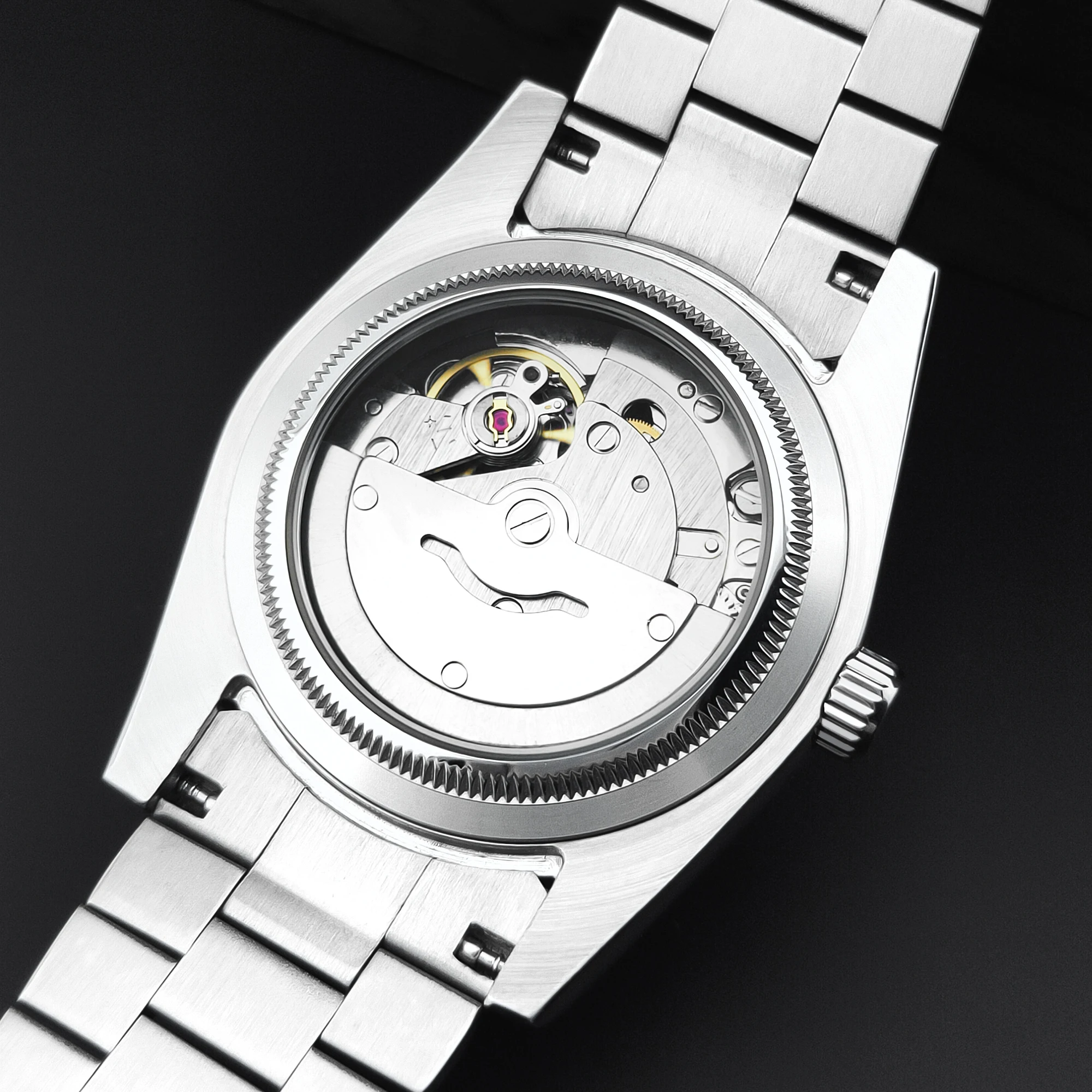36/39mm custom New Design black dial Mechanical Wristwatches Luxury NH36 10BARS Sapphire st1644 Movement Watch for Men