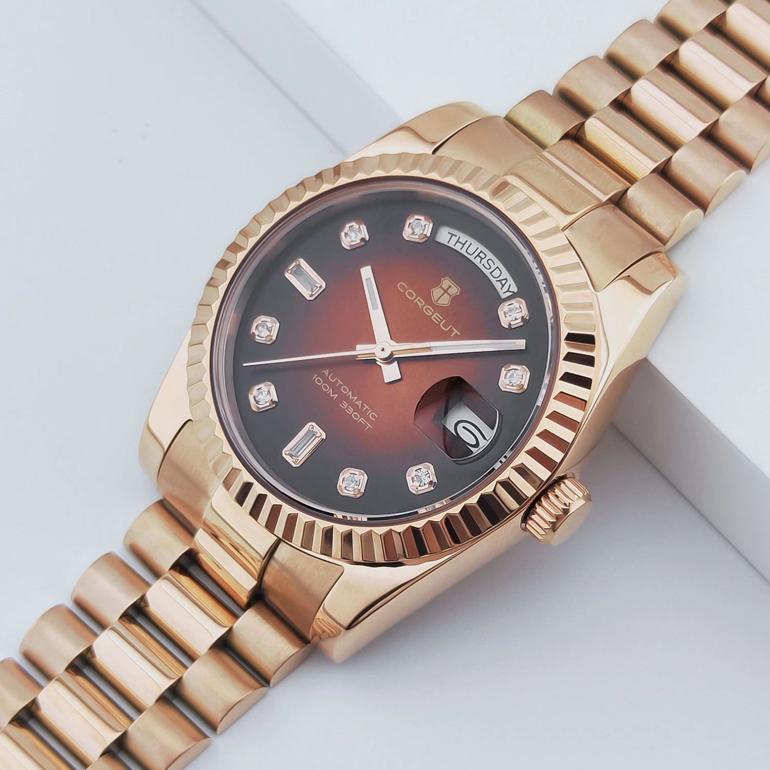 36/39mm custom New Design black dial Mechanical Wristwatches Luxury NH36 10BARS Sapphire st1644 Movement Watch for Men