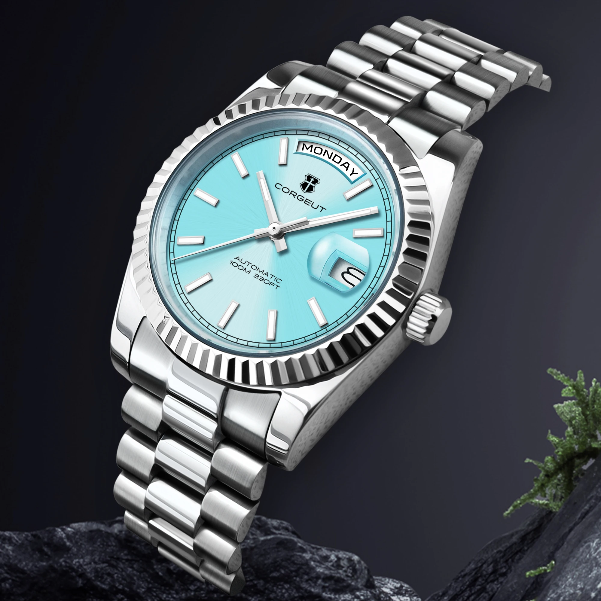 36/39mm custom New Design black dial Mechanical Wristwatches Luxury NH36 10BARS Sapphire st1644 Movement Watch for Men