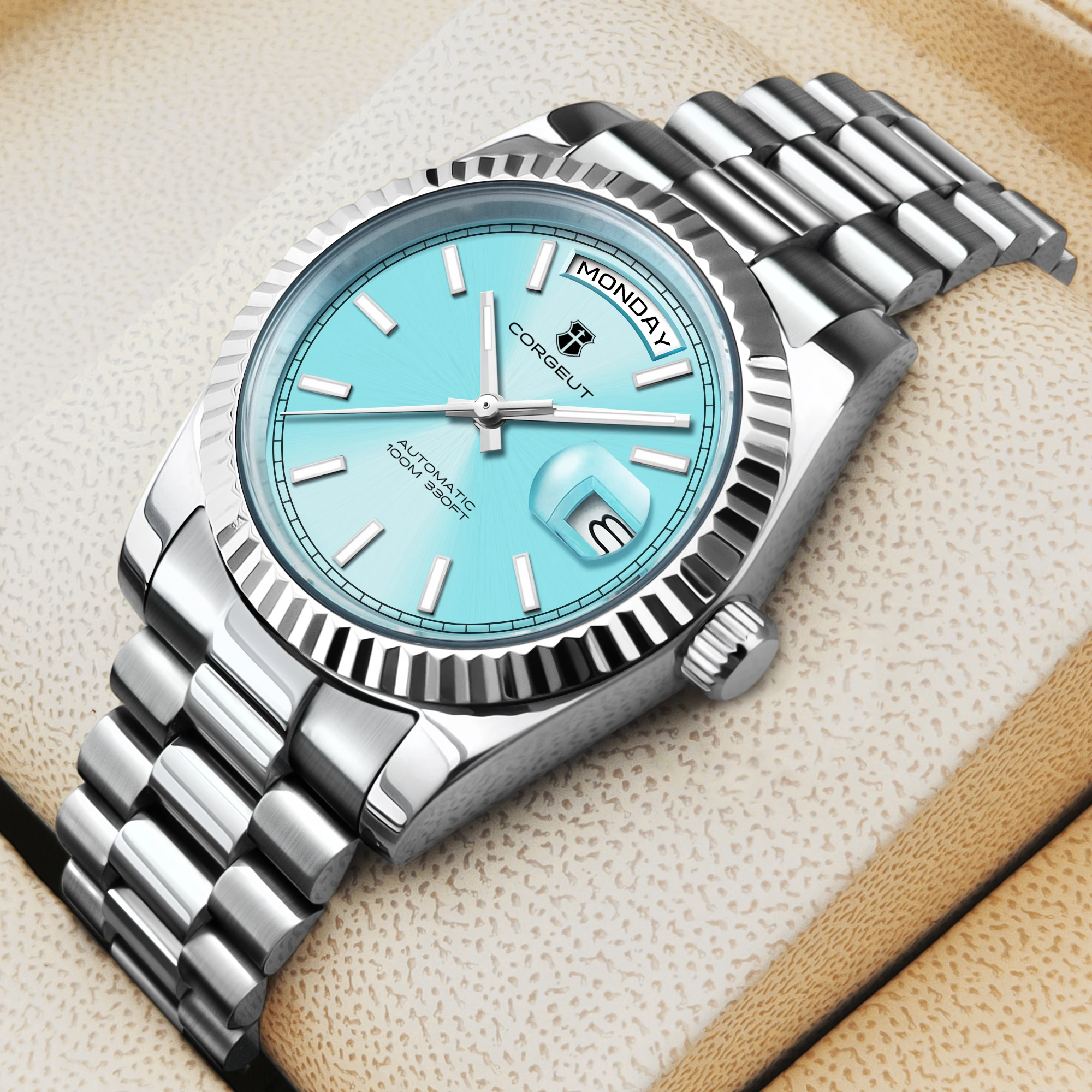 36/39mm custom New Design black dial Mechanical Wristwatches Luxury NH36 10BARS Sapphire st1644 Movement Watch for Men