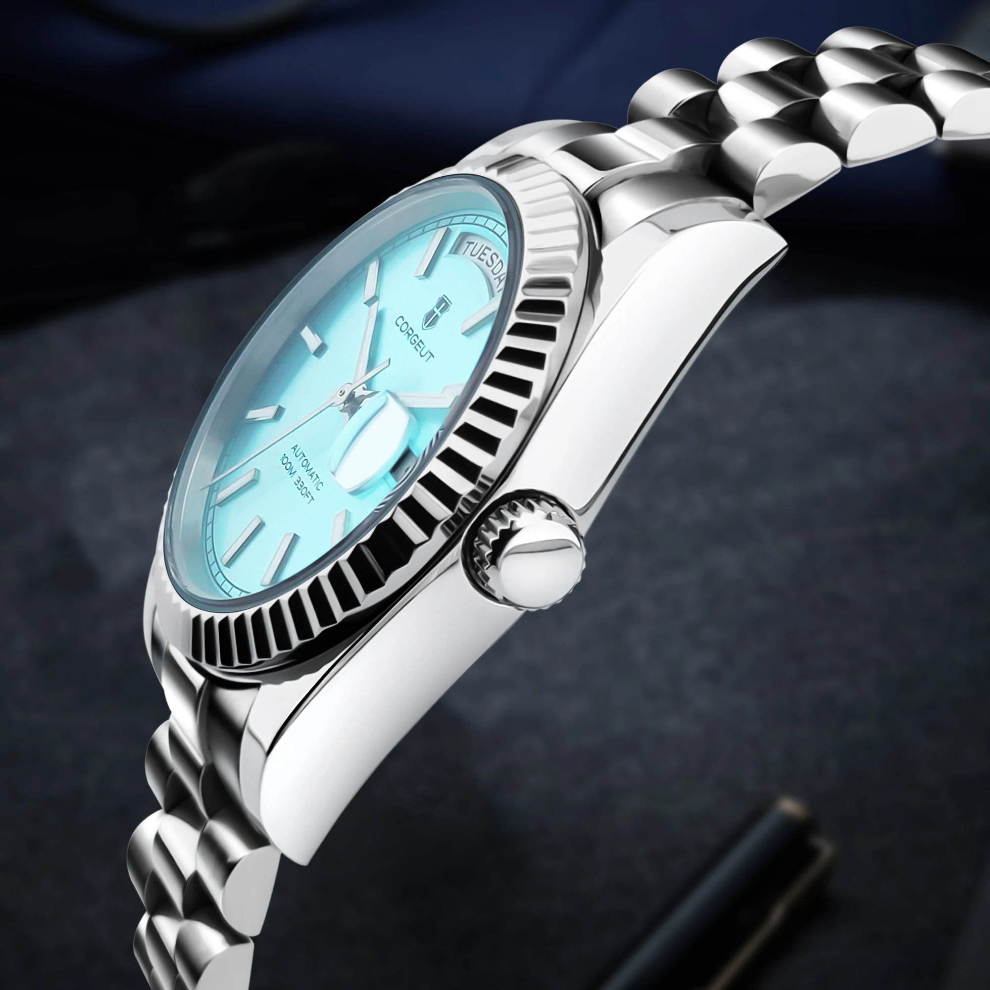 36/39mm custom New Design black dial Mechanical Wristwatches Luxury NH36 10BARS Sapphire st1644 Movement Watch for Men